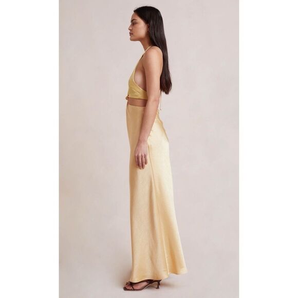 Free People x Bec & Bridge Carrie Halter Cutout Maxi Dress - Picture 2 of 11